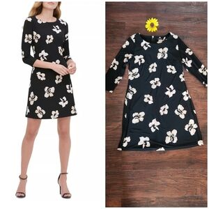 Tommy Hilfiger Floral-Print Round-Neck Dress ✨️💫